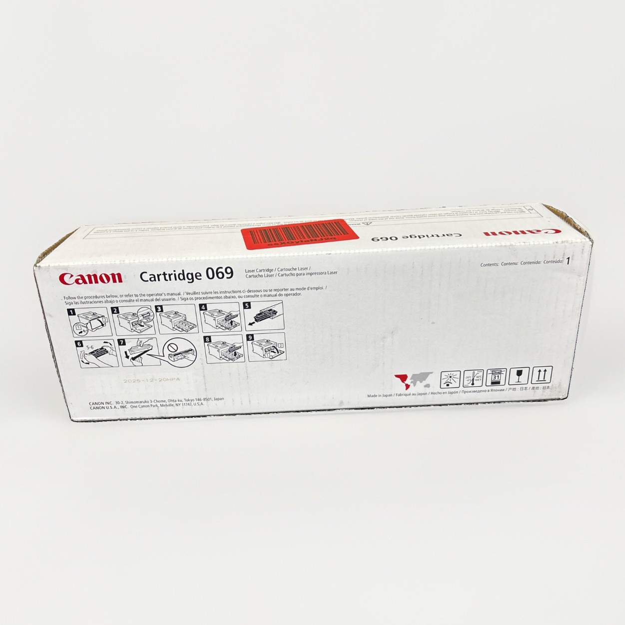 Canon 069, Black/Noir, Toner Cartridge for LBP674C Color ImageClass MF750C