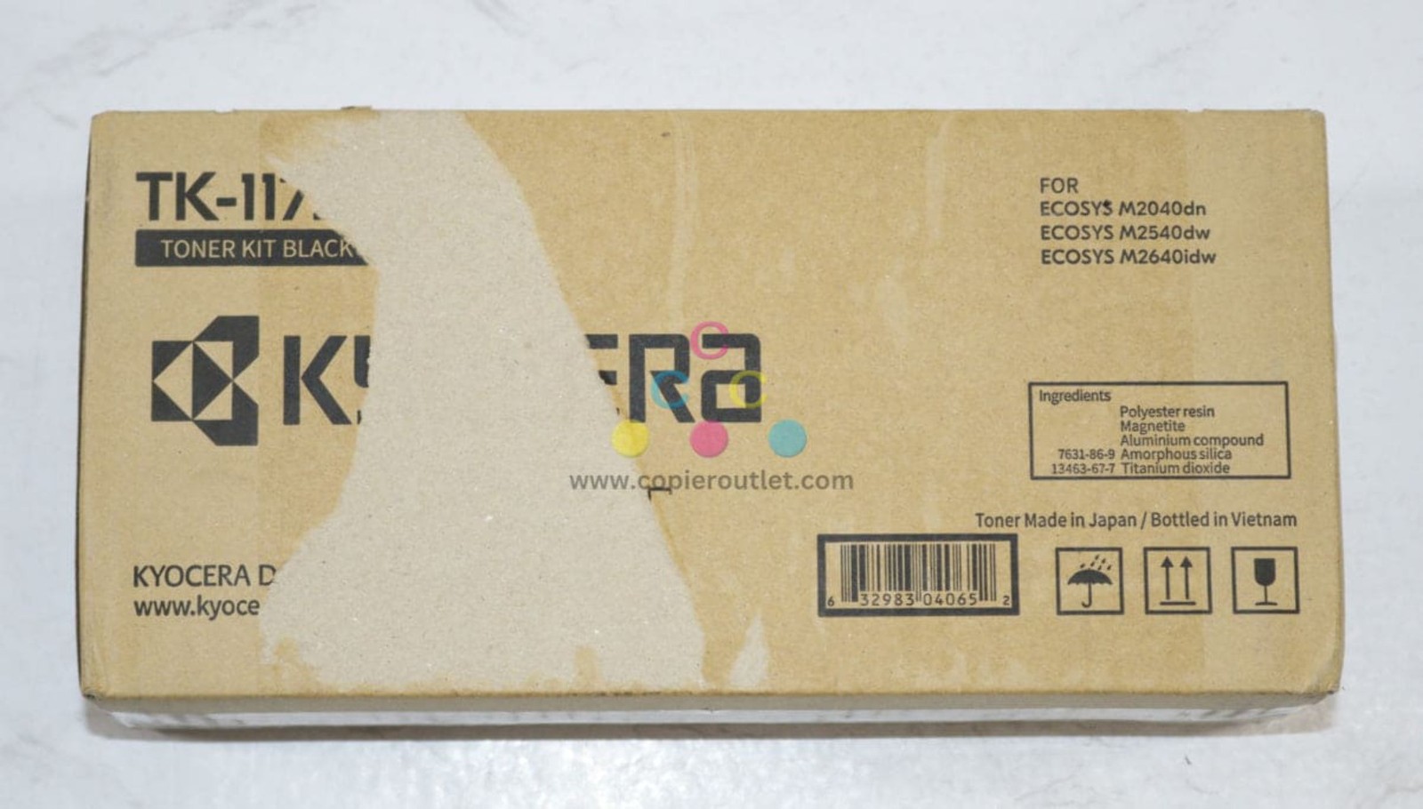 New Cosmetic OEM Kyocera ECOSYS M2040dn/M2640idw K Toner 1T02S50US0 TK-1172!