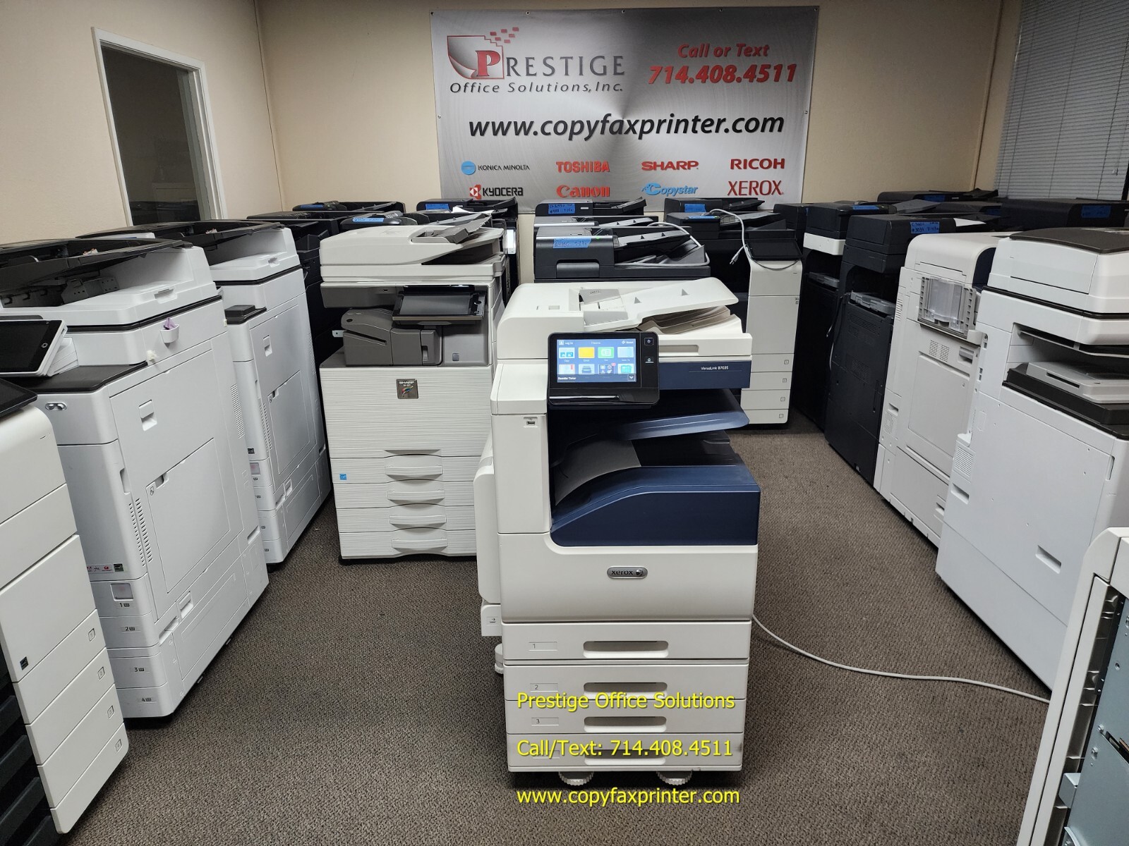 Xerox Versalink B7035 Black/White Copier Printer Scanner. Meter only 10k