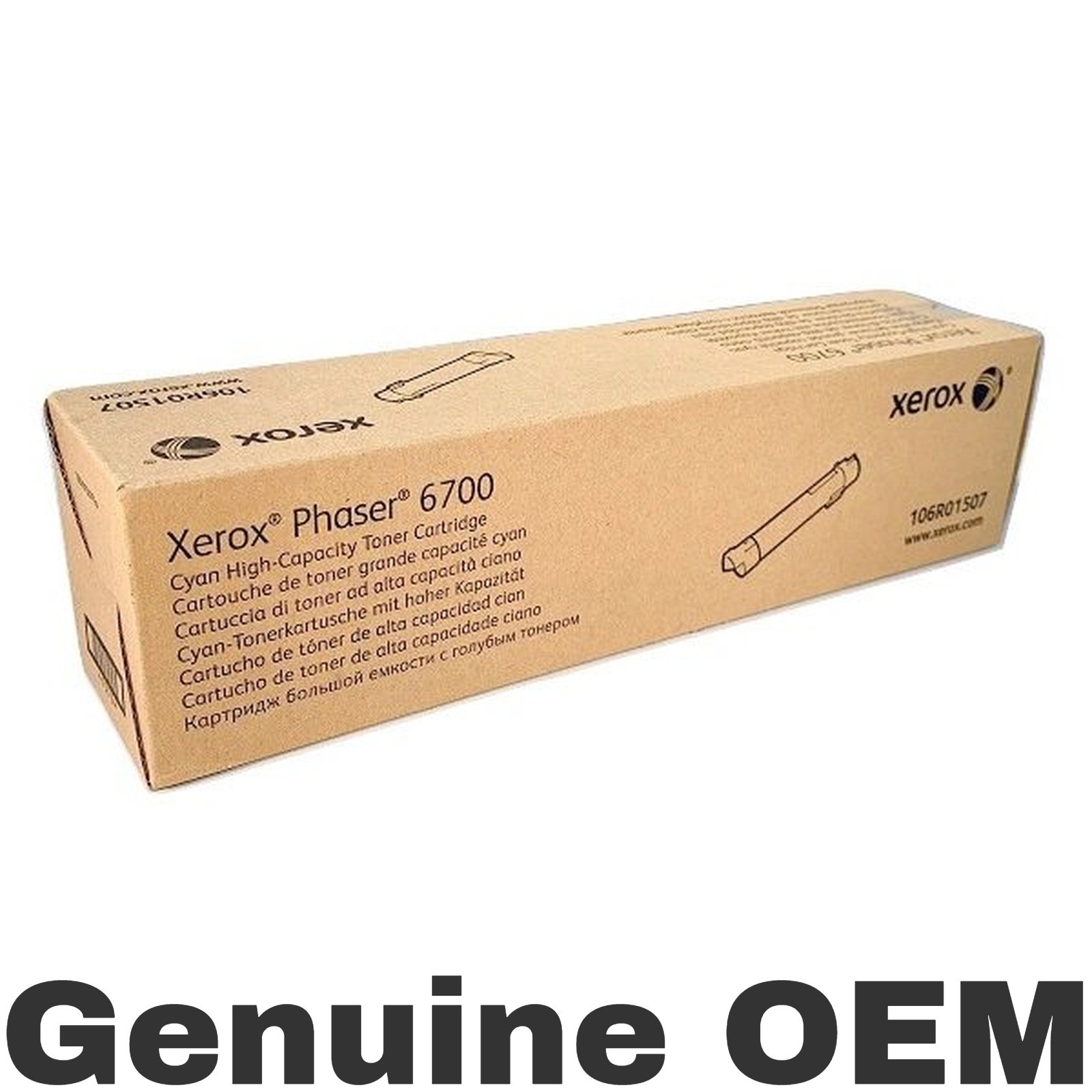 Xerox 106R01507 Cyan High Yield Toner Cartridge