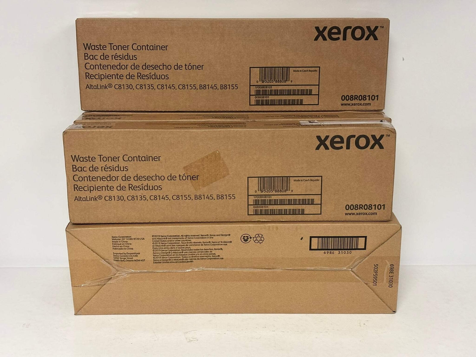 7 OEM Xerox AltaLink B8145,B8155,B8170,C8145 Waste Toner Container 008R08101