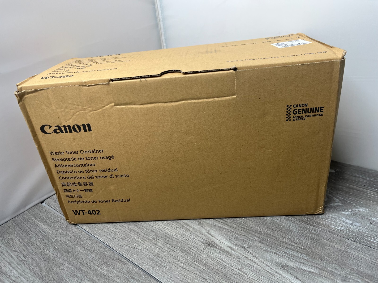 Canon WT-402 Waste Toner Container Fit/For iPR C6000/C7000/C8000/C10000