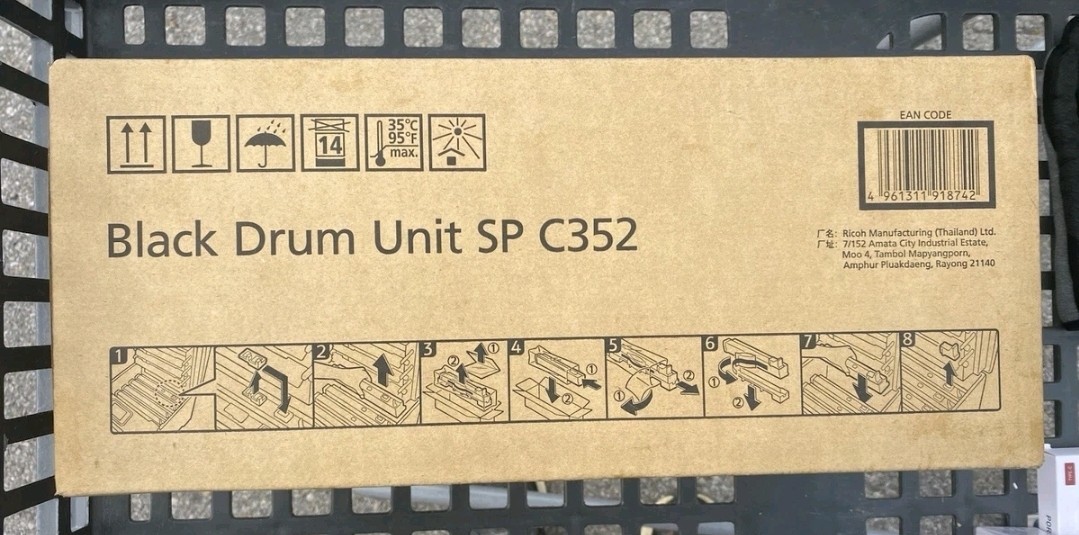 408223 M908-11 New Genuine Ricoh Savin Lanier Black Drum Unit SP C352