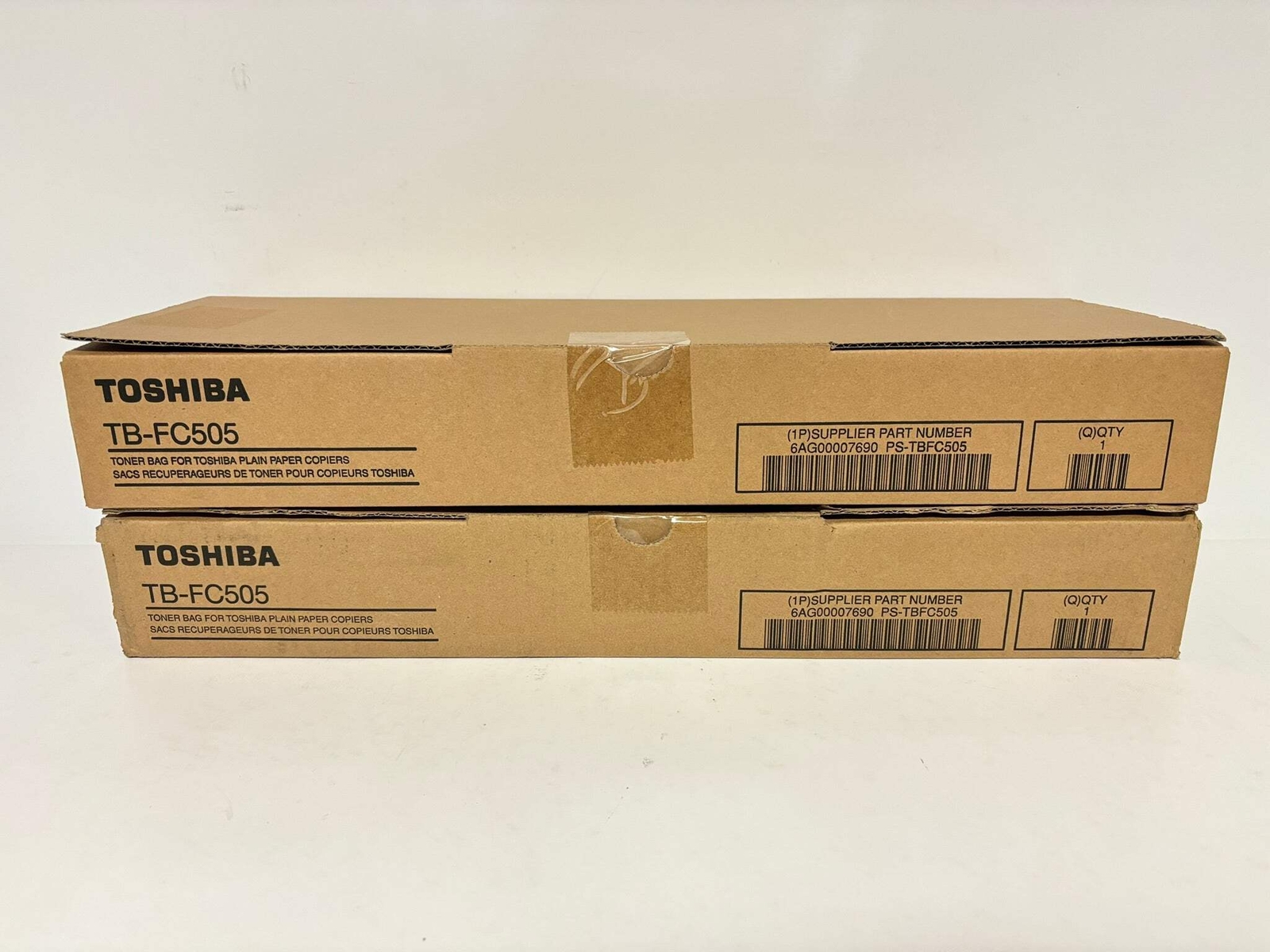 2 OEM Toshiba eSTUDIO 2505AC,3005AC,3015AC,3055C Waste Toner Container TB-FC505