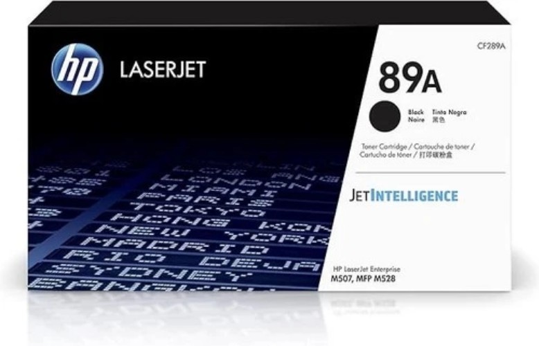 HP 89A Black Standard-Yield Genuine LaserJet Toner Cartridge CF289A OEM