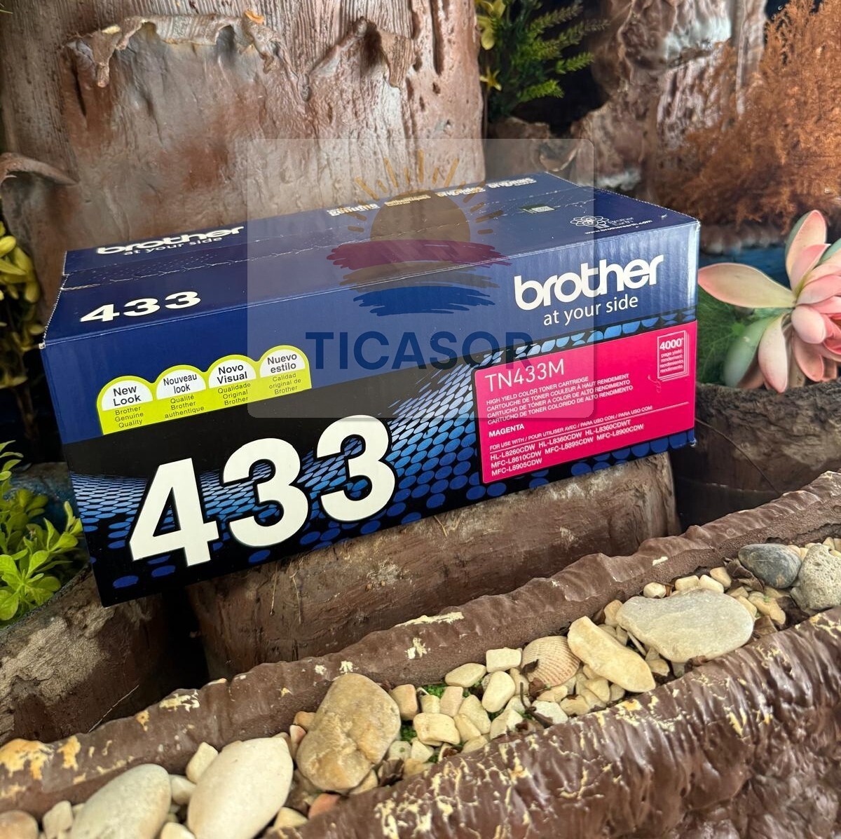 Brother TN433 High Yield Black Yellow Cyan Magenta Cartridge Set 4 Color