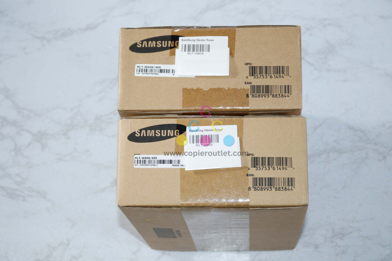 2 New OEM Samsung SCX-8030ND Waste Toner Container MLT-W606 (MLTW606)