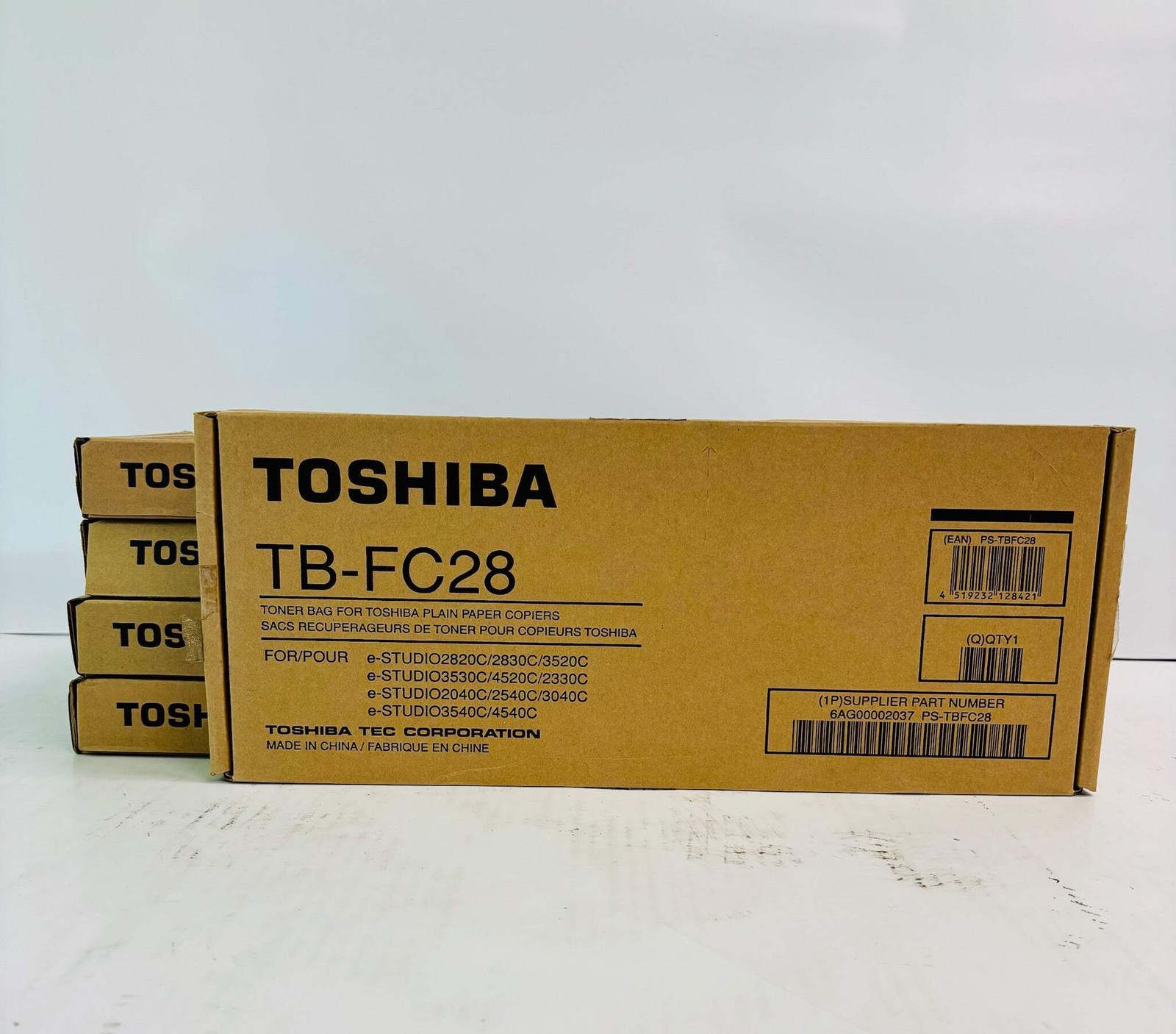 5 Genuine Toshiba E STUDIO 2020C, 2040C, 2330C Waste Toner Container TB-FC28
