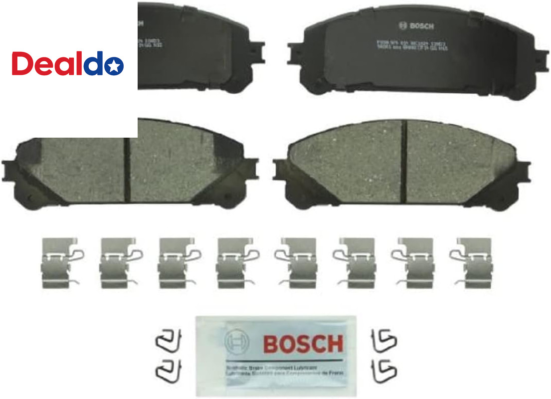 BC1324 Quietcast Premium Ceramic Disc Brake Pad Set – Compatible with Select Lex