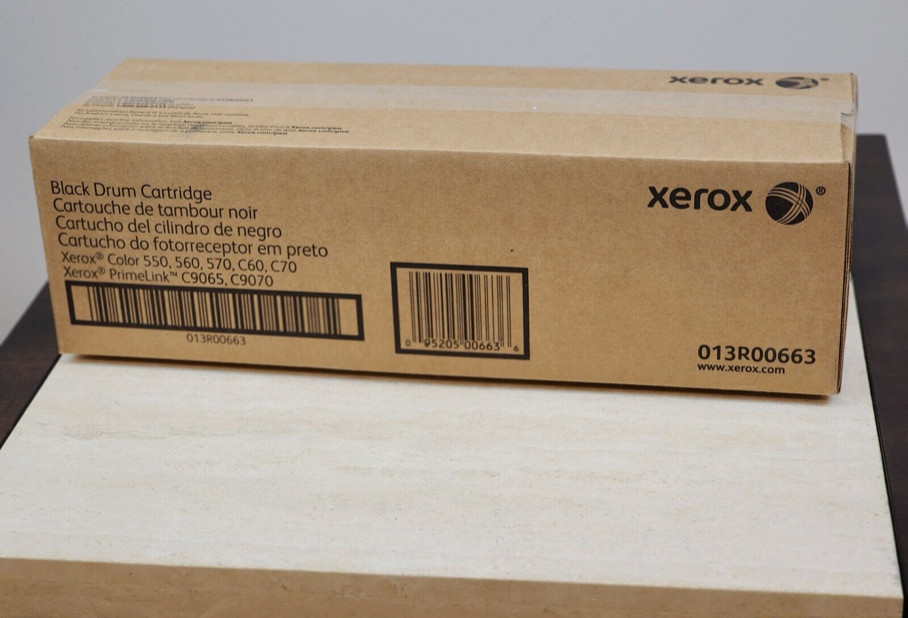 Xerox 013R00663 BLACK Drum Unit Color 550 560 570 C60 C70 ~ 13R663
