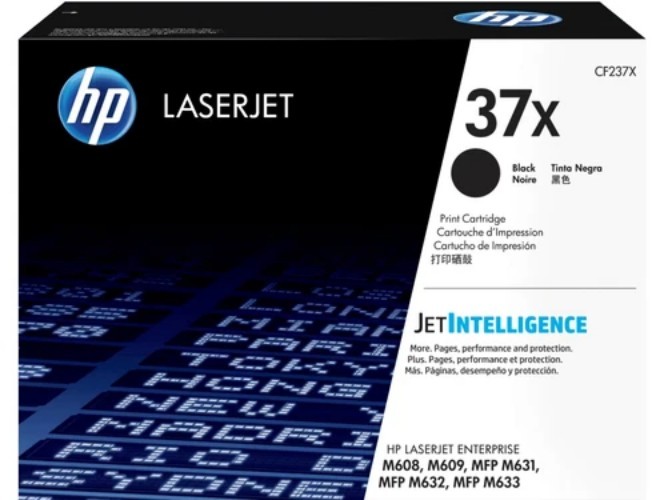 HP 37X Black High Yield Toner Cartridge CF237X